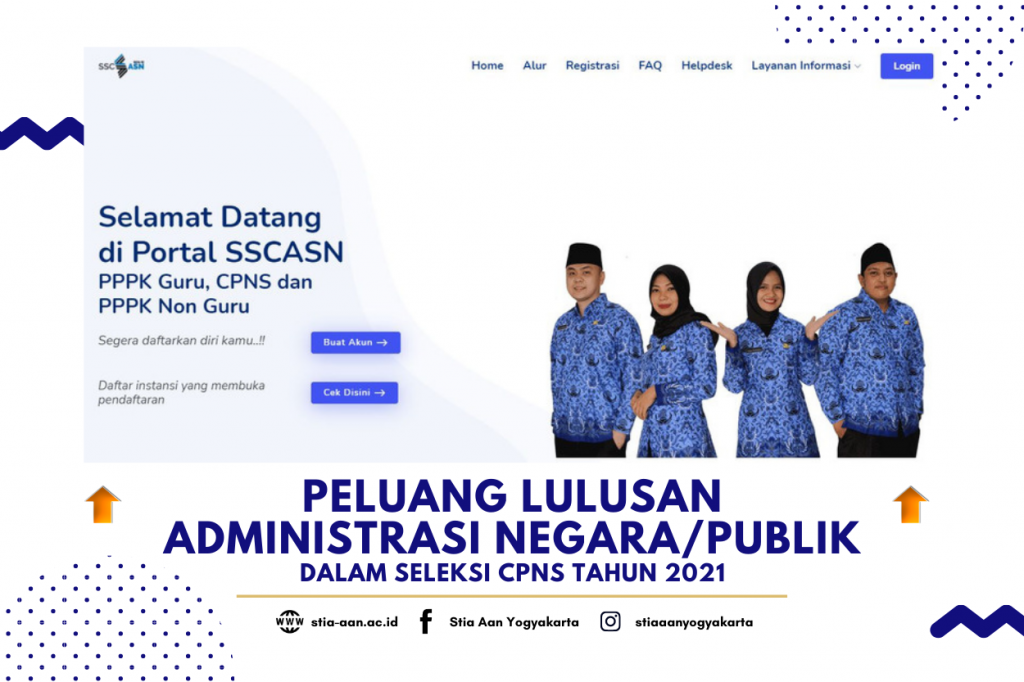 Peluang Lulusan Administrasi Negara Administrasi Publik Dalam Seleksi Cpns Tahun 2021 Stia Aan Yogyakarta